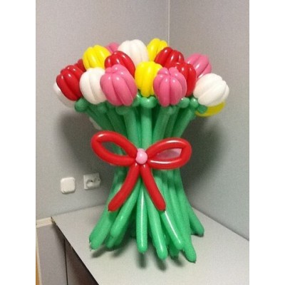 Букет тюльпанов из шаров