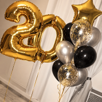 Воздушные шарики на 20 лет Воздушные шарики на 20 лет