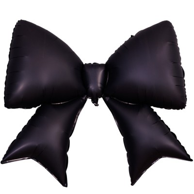 Шар Бант чёрный, 78 см