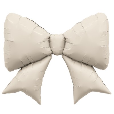 Шар Бант кремовый, 78 см