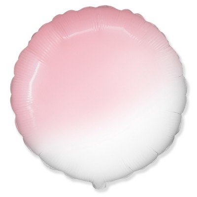 Шар Круг большой розовый градиент, 81 см