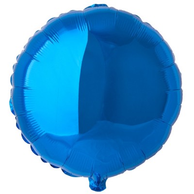 Шар Круг большой синий, 81 см