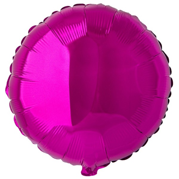 Воздушные шары. Доставка в Москве: Шар Круг пурпурный, 46 см Цены на https://sharsky.msk.ru/