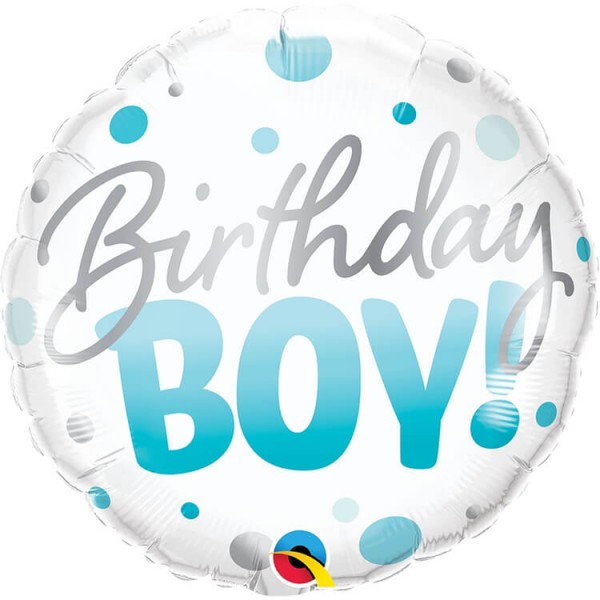 Воздушные шары. Доставка в Москве: Birthday Boy, 46 см Цены на https://sharsky.msk.ru/