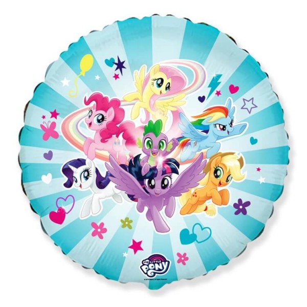 Воздушные шары. Доставка в Москве: "My Little Pony" Команда, 46 см Цены на https://sharsky.msk.ru/