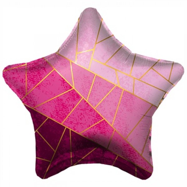 Воздушные шары. Доставка в Москве: Шар звезда "Диагонали", 46 см Цены на https://sharsky.msk.ru/