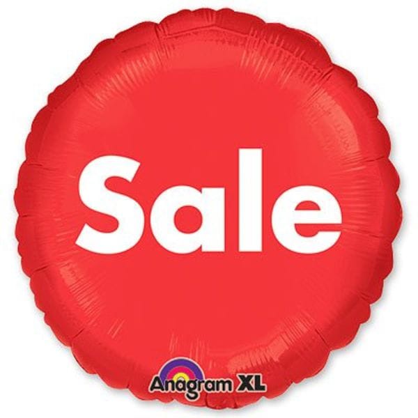 Воздушные шары. Доставка в Москве: Круг "Sale", 46 см Цены на https://sharsky.msk.ru/