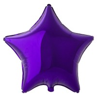 Шар Звезда фиолетовая, 46 см