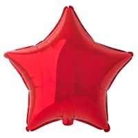 Шар Звезда красная, 46 см