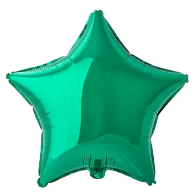 Шар Звезда зелёная, 46 см