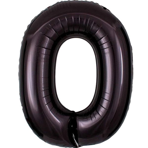 Воздушные шары. Доставка в Москве: Шар черная цифра 0 Цены на https://sharsky.msk.ru/