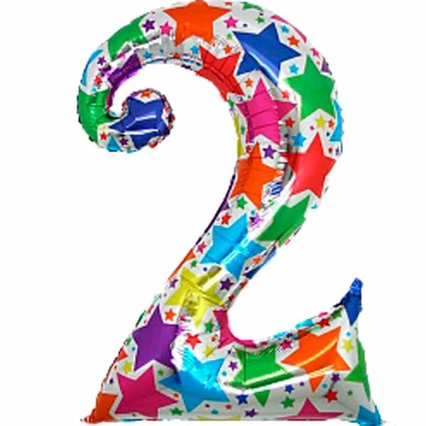 Воздушные шары. Доставка в Москве: Шар фигурная цифра 2 Цены на https://sharsky.msk.ru/