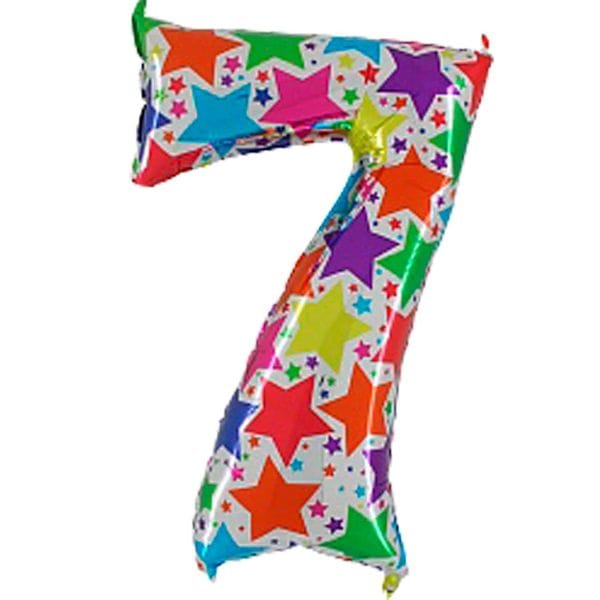 Воздушные шары. Доставка в Москве: Шар фигурная цифра 7 Цены на https://sharsky.msk.ru/