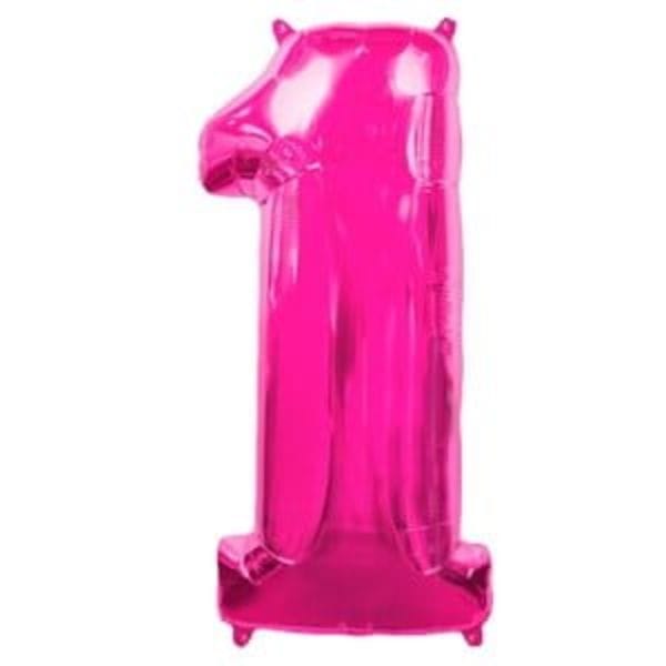 Воздушные шары. Доставка в Москве: Шар цифра фуше 1 Цены на https://sharsky.msk.ru/