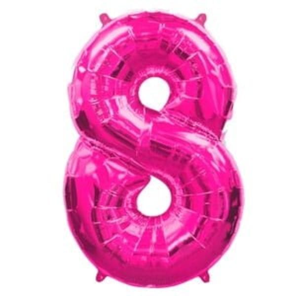 Воздушные шары. Доставка в Москве: Шар цифра фуше 8 Цены на https://sharsky.msk.ru/