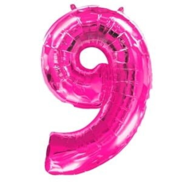 Воздушные шары. Доставка в Москве: Шар цифра фуше 9 Цены на https://sharsky.msk.ru/