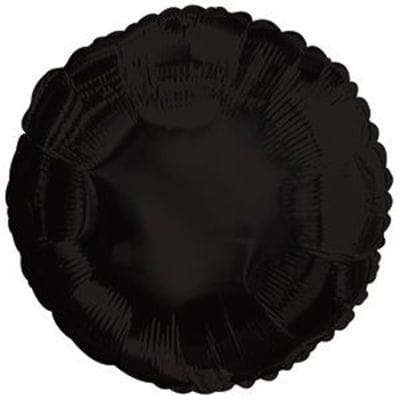Шар-Круг "Черный", 46 см