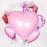 Воздушные шары. Доставка в Москве: Шар Сердце большое розовое, 81 см 1 Цены на https://sharsky.msk.ru/