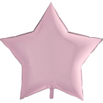Шар-Звезда "Большая  розовая", 81 см