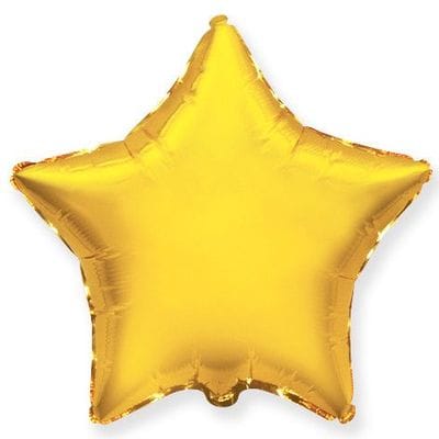 Шар-Звезда "Большая золотистая", 81 см