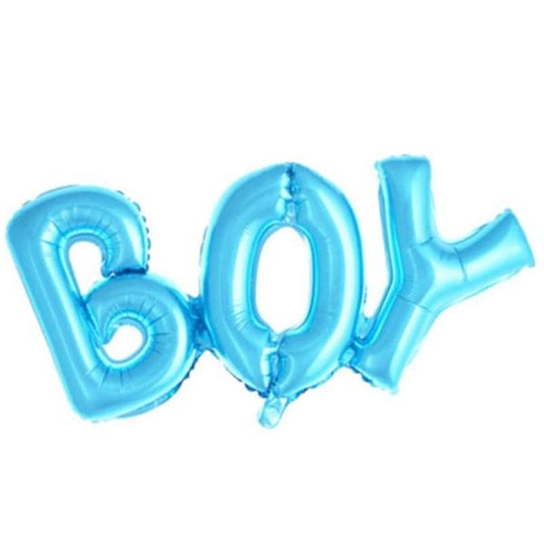 Воздушные шары. Доставка в Москве: Надпись Boy голубая, 84 см Цены на https://sharsky.msk.ru/