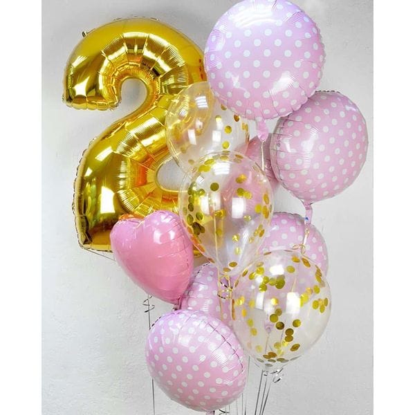 Воздушные шары. Доставка в Москве: Воздушные шарики на День Рождения 2 года Цены на https://sharsky.msk.ru/