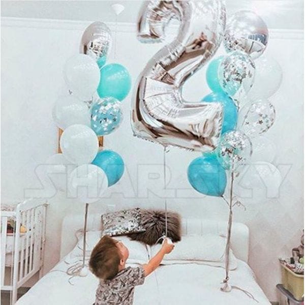 Воздушные шары. Доставка в Москве: Шары на 2 года мальчику Цены на https://sharsky.msk.ru/