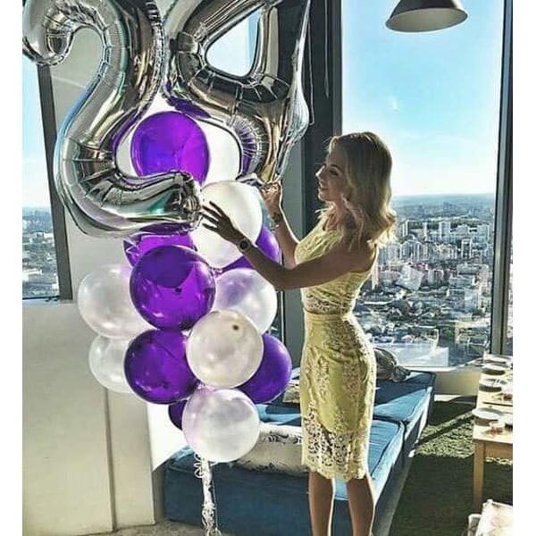 Воздушные шары. Доставка в Москве: Шары на 24 года девушке Цены на https://sharsky.msk.ru/