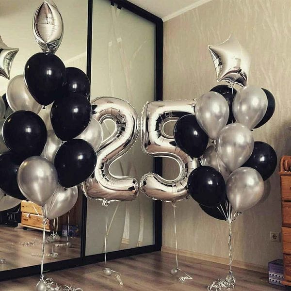 Воздушные шары. Доставка в Москве: Шары на 25 лет мужчине Цены на https://sharsky.msk.ru/