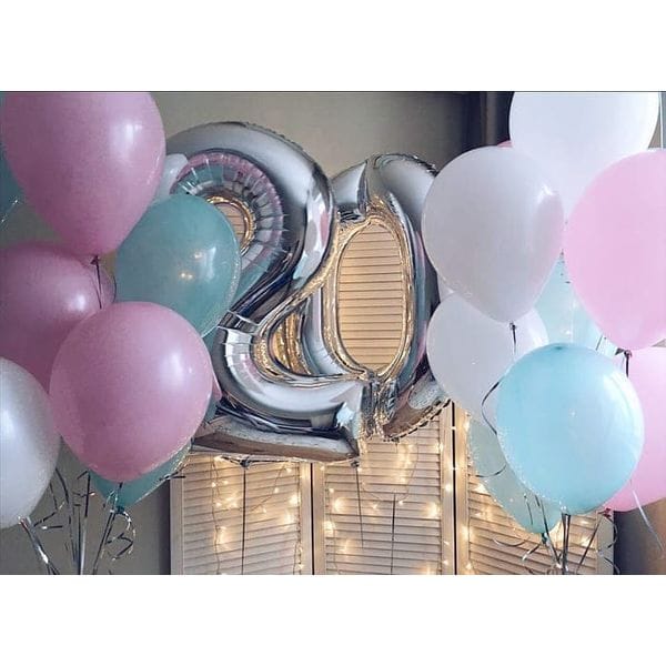 Воздушные шары. Доставка в Москве: Гелиевые шары на 20 лет Цены на https://sharsky.msk.ru/