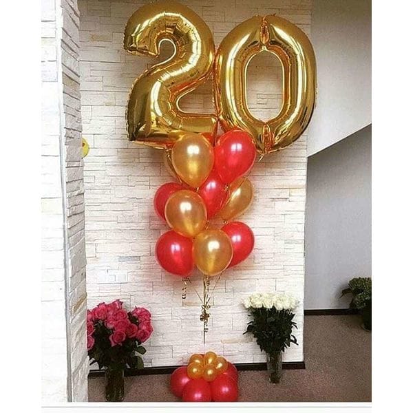 Воздушные шары. Доставка в Москве: Шарики на 20 лет девушке Цены на https://sharsky.msk.ru/