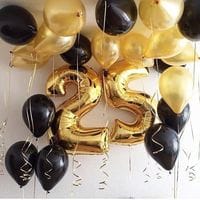 Воздушные шары на 25 лет