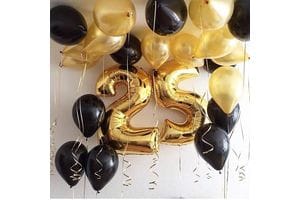Воздушные шары на 25 лет