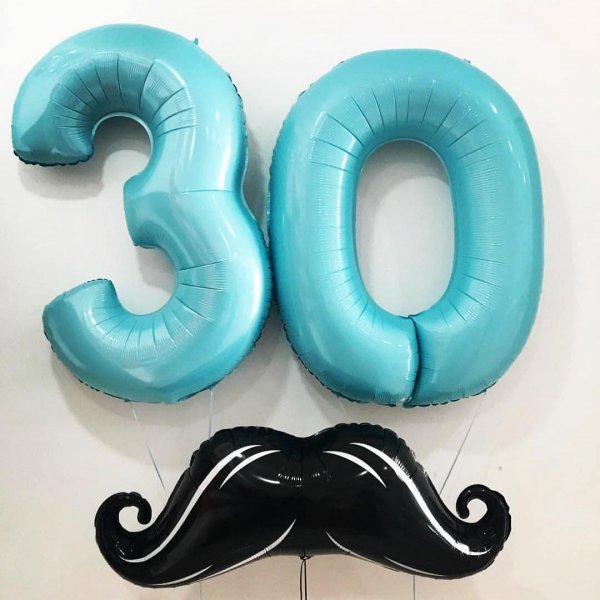 Воздушные шары. Доставка в Москве: Шарики на День Рождения 30 лет Цены на https://sharsky.msk.ru/