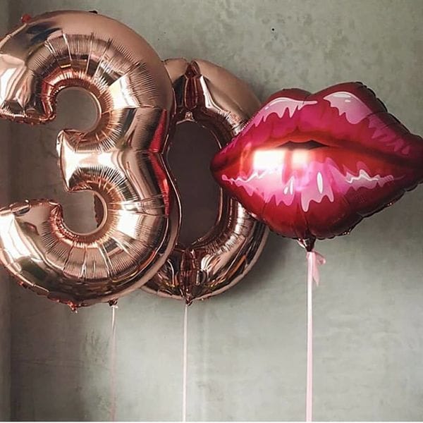 Воздушные шары. Доставка в Москве: Композиция из шаров на 30 лет девушке Цены на https://sharsky.msk.ru/