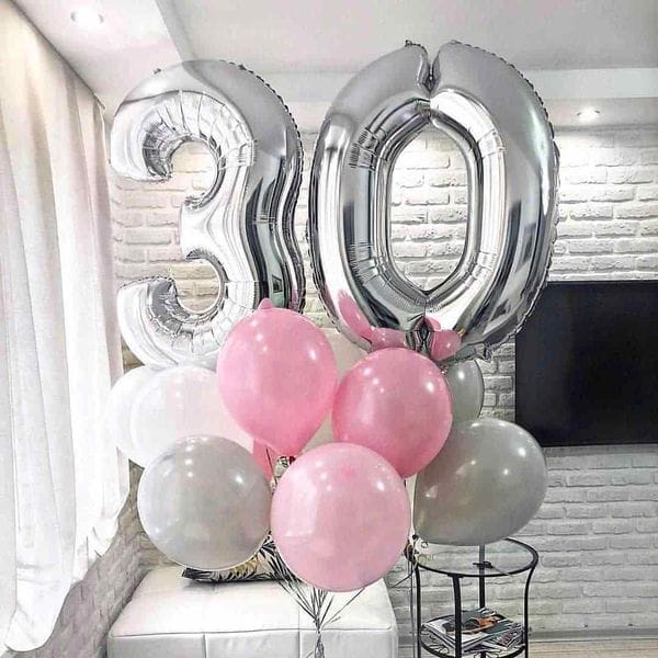Воздушные шары. Доставка в Москве: Шарики на 30-летие Цены на https://sharsky.msk.ru/