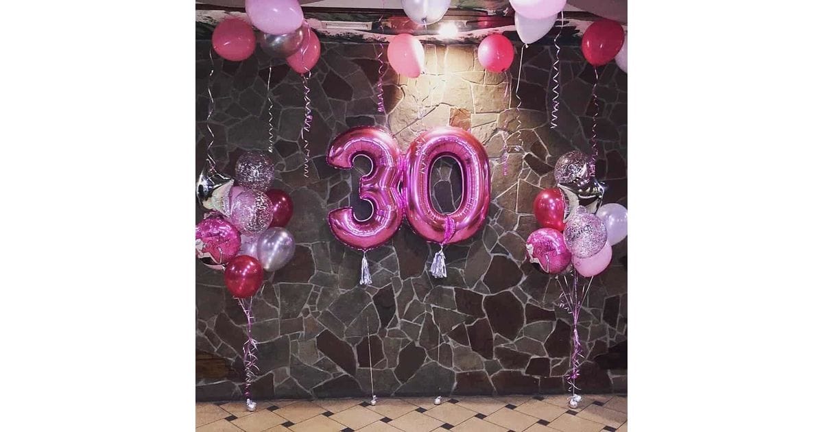 Оформление 30 лет день рождения