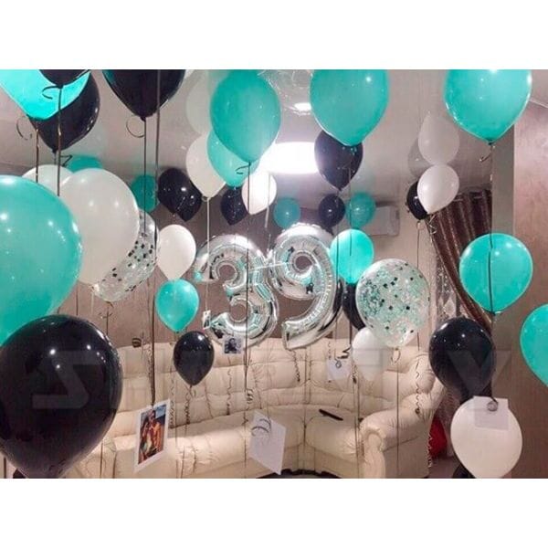 Воздушные шары. Доставка в Москве: Шары на День Рождения 39 лет Цены на https://sharsky.msk.ru/