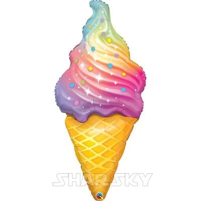 Шар "Мороженое-рожок", 110 см