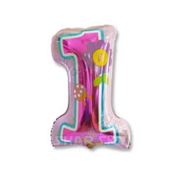 Воздушные шары. Доставка в Москве: Шар "1-й ДР девочки" 57 см Цены на https://sharsky.msk.ru/
