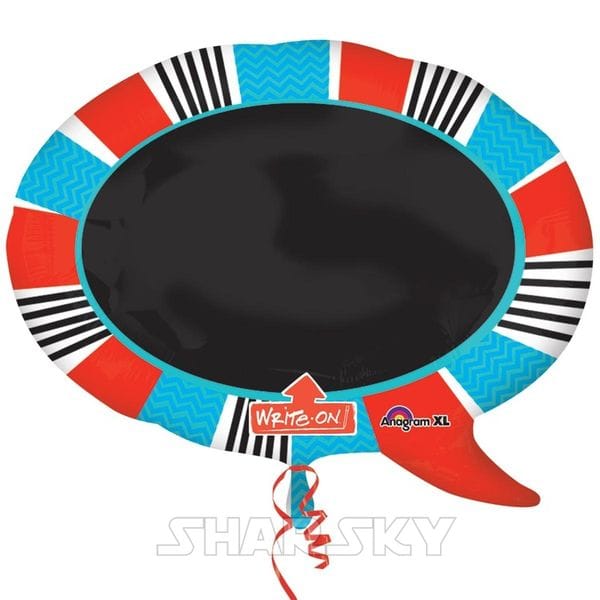 Воздушные шары. Доставка в Москве: Шар "Цветной овал с маркером", 81 см Цены на https://sharsky.msk.ru/