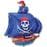 Воздушные шары. Доставка в Москве: Фигура "Пиратский корабль", 104 см 1 Цены на https://sharsky.msk.ru/