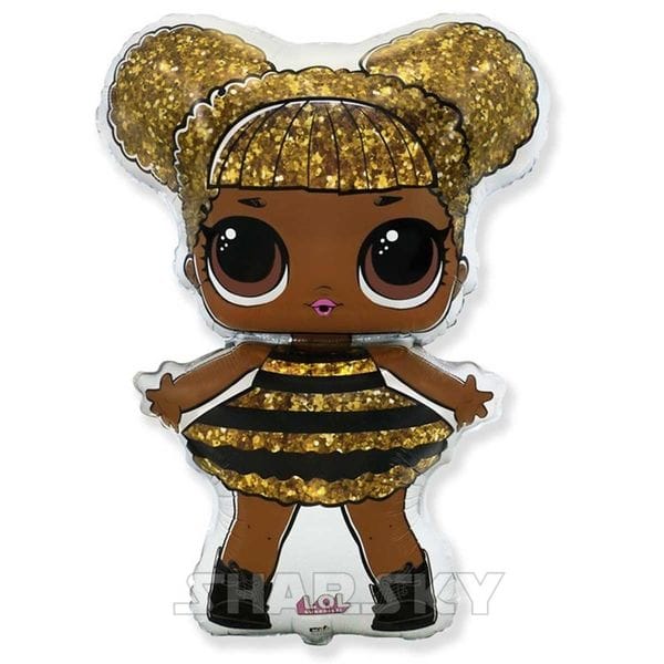 Воздушные шары. Доставка в Москве: Шар "Кукла QUEEN BEE/FM", 87 см Цены на https://sharsky.msk.ru/