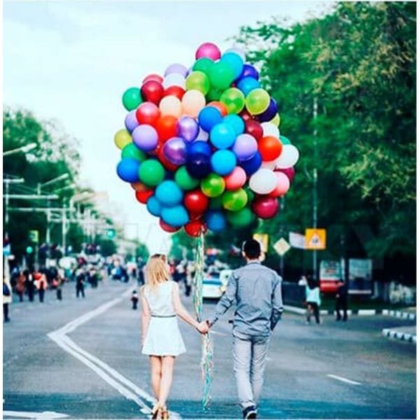 Воздушные шары. Доставка в Москве: 200 шаров ассорти, 35 см Цены на https://sharsky.msk.ru/