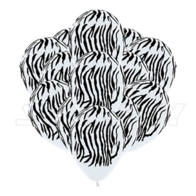 Черно-белые шарики "Зебра", 35 см