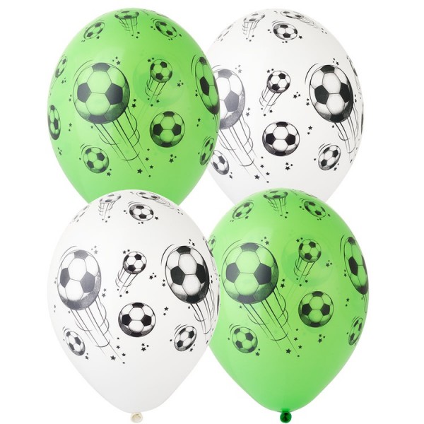 Воздушные шары. Доставка в Москве: Шарики "Футбольный мяч" двухцветный, 35 см Цены на https://sharsky.msk.ru/