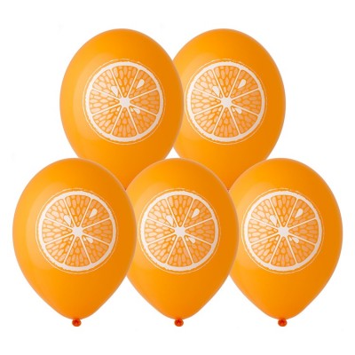 Шарики "Апельсин", 35 см