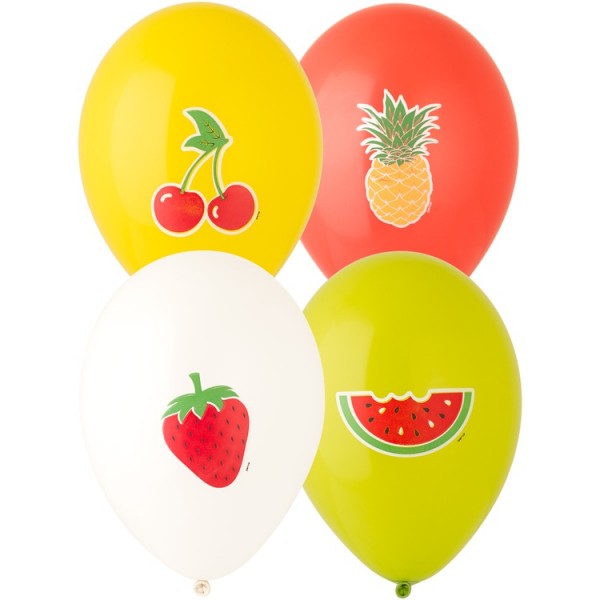 Воздушные шары. Доставка в Москве: Шарики "Ягоды и фрукты. Ассорти", 35 см Цены на https://sharsky.msk.ru/