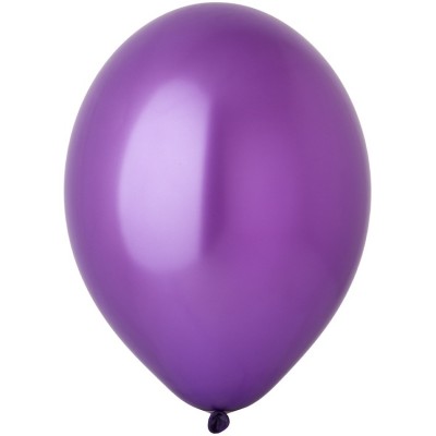 Шар латексный фиолетовый металлик, 35 см