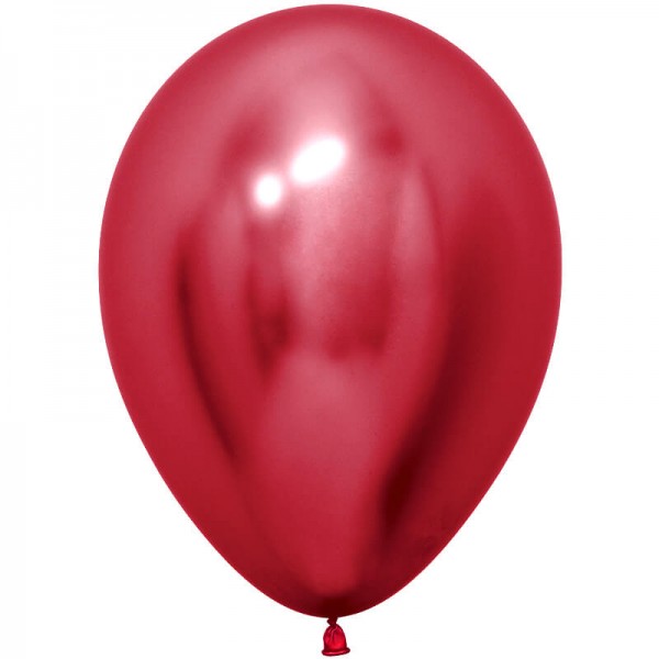 Воздушные шары. Доставка в Москве: Шар латексный красный хром, 35 см Цены на https://sharsky.msk.ru/